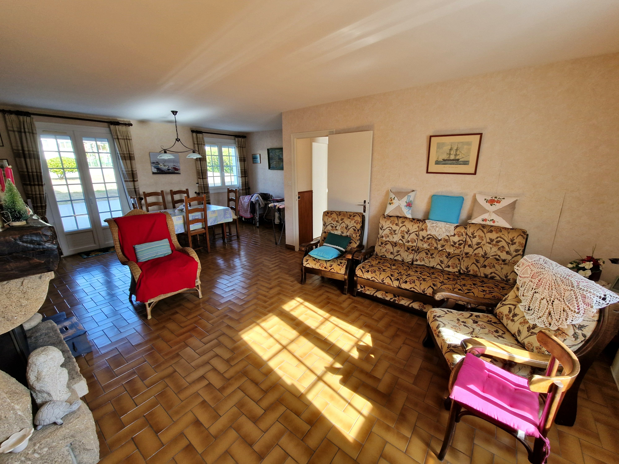 Salon-séjour de 34 m²